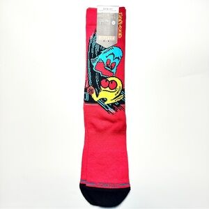 Stance Red and Black Graphic Casual Socks